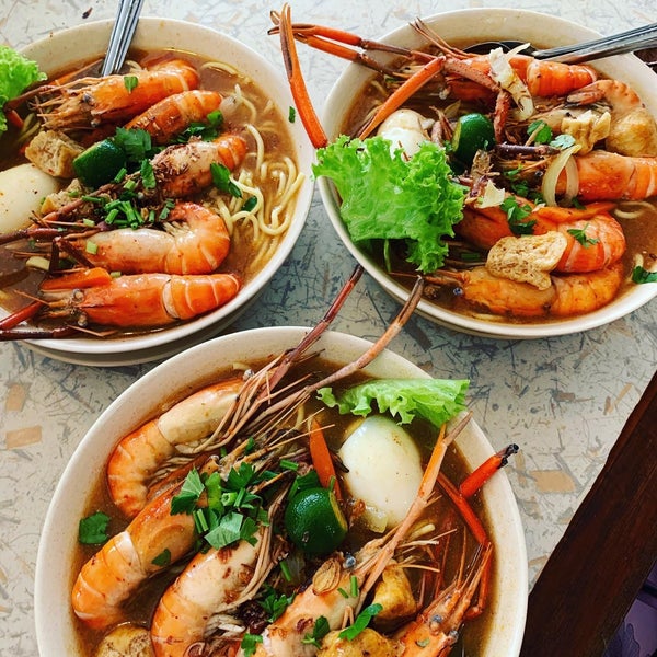 Udang yang banyak dan menyelerakan