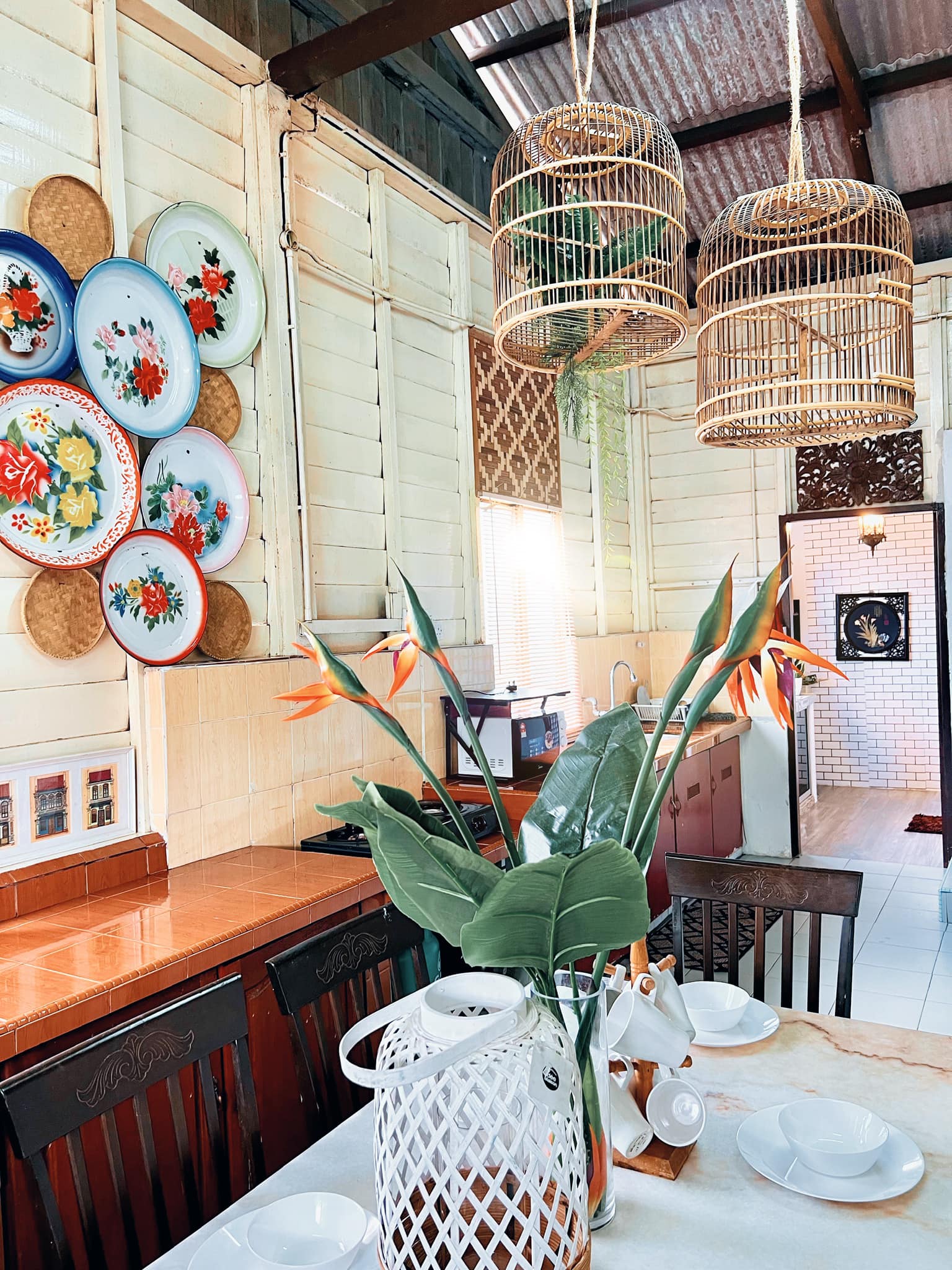 Dekorasi pada bahgian dapur