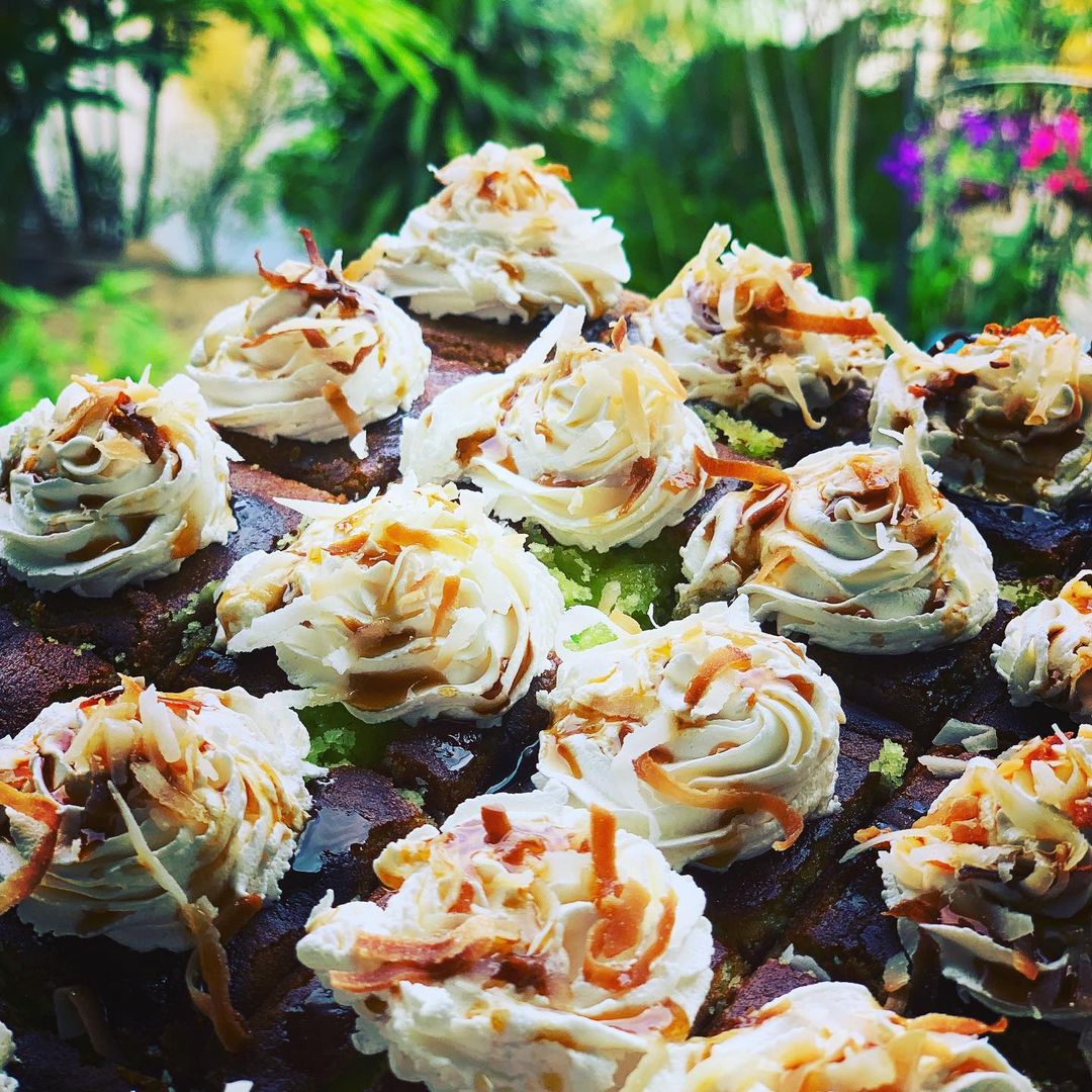 Salah satu pencuci mulut di kafe ini