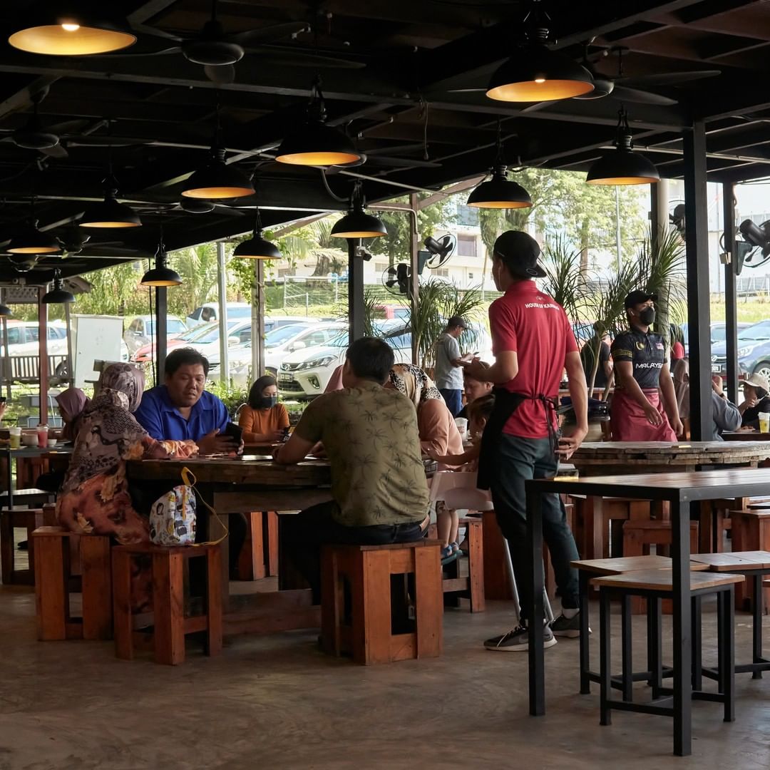 Kawasan makan di House Of Kambing