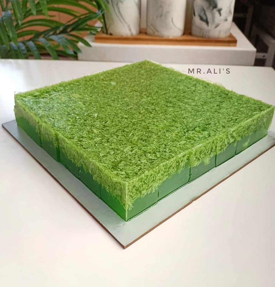 Agar-Agar Pandan Santan