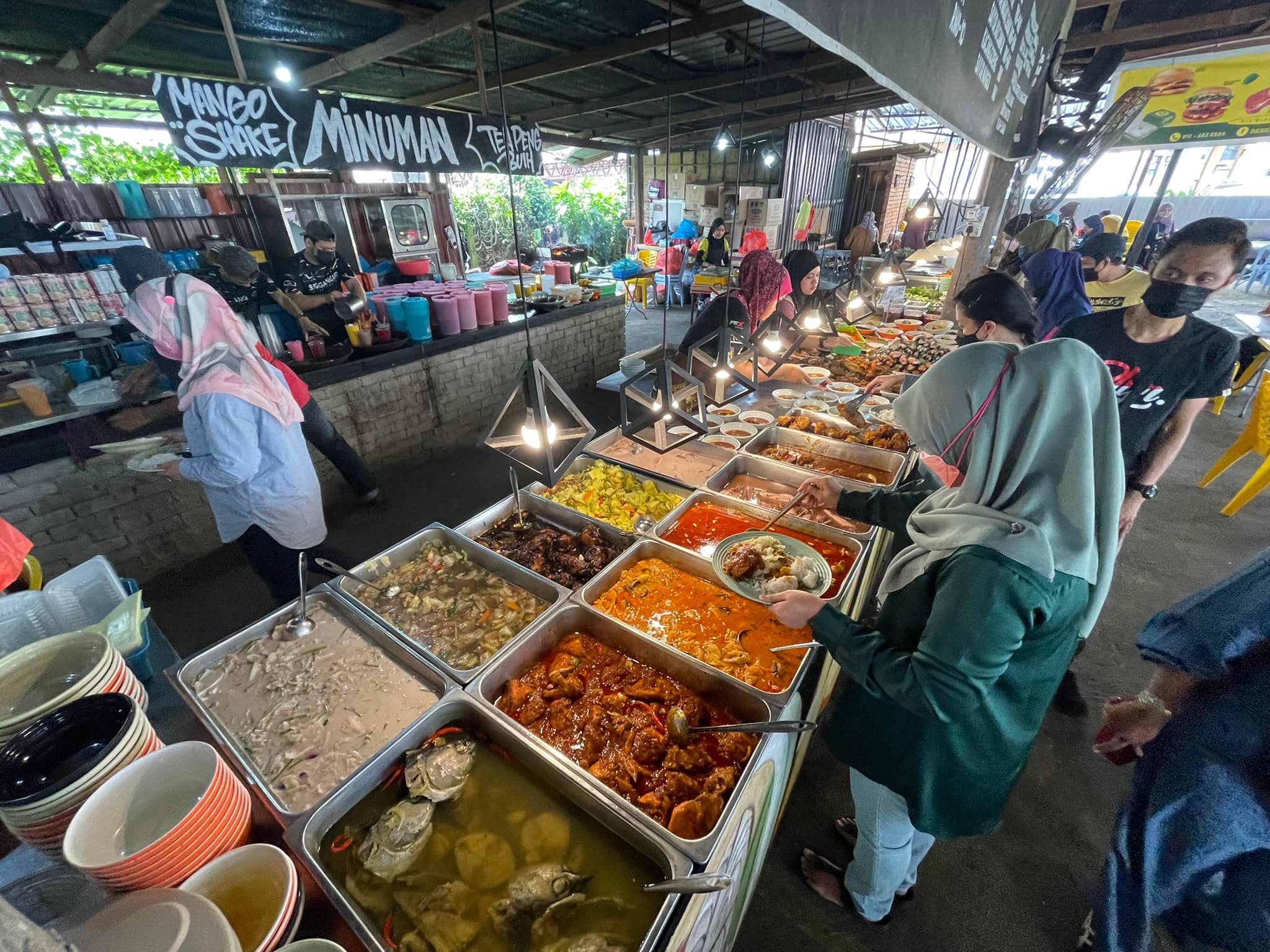 38 jenis lauk yang disediakan