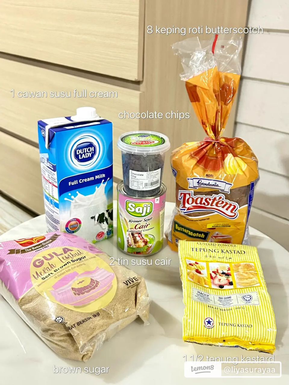 Tak banyak pun bahannya kan?