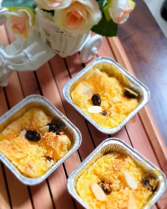 Sedapnya dapat makan Puding Roti!