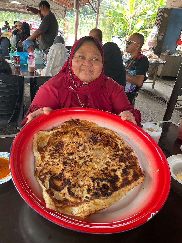 Roti canai dulang besar