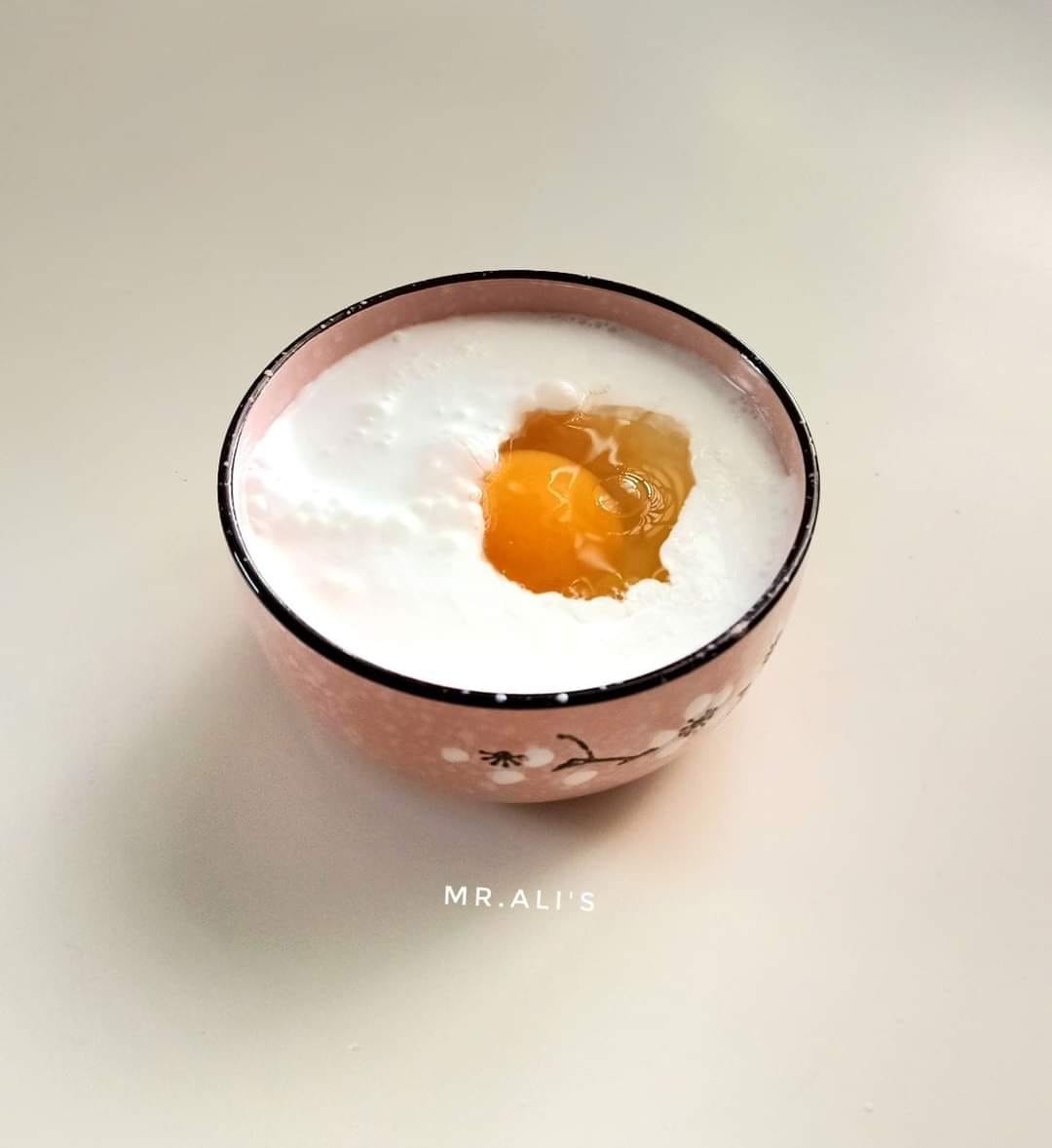 Campuran Santan Dan Telur