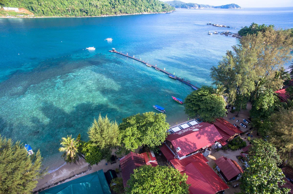 Permandangan Di Barat Perhentian Resort Yang Sangat Cantik!