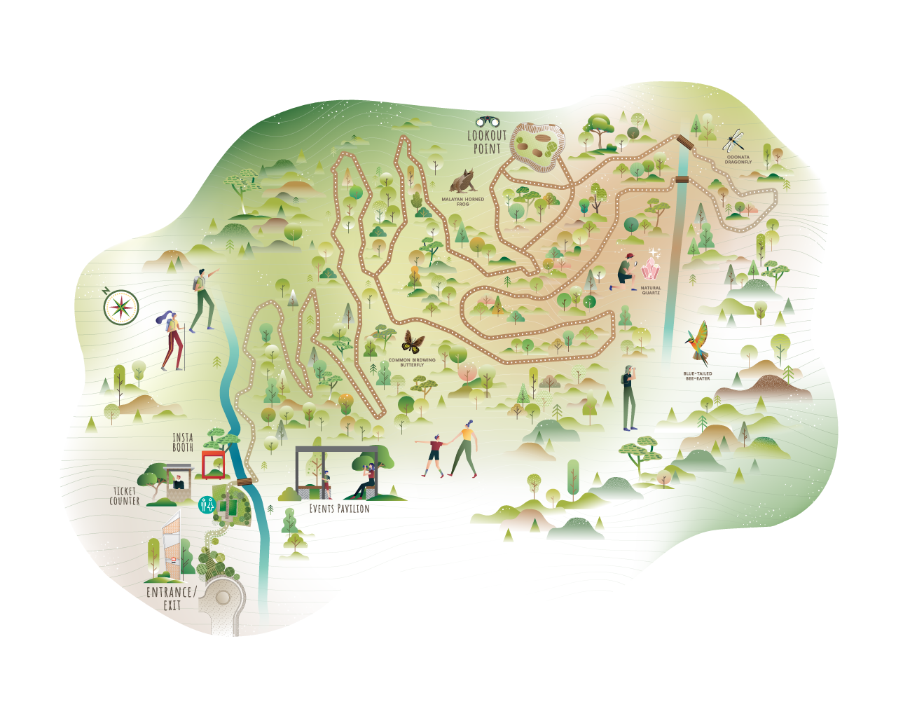 Korang Boleh Refer Peta Untuk Ketahui Korang Di Mana!