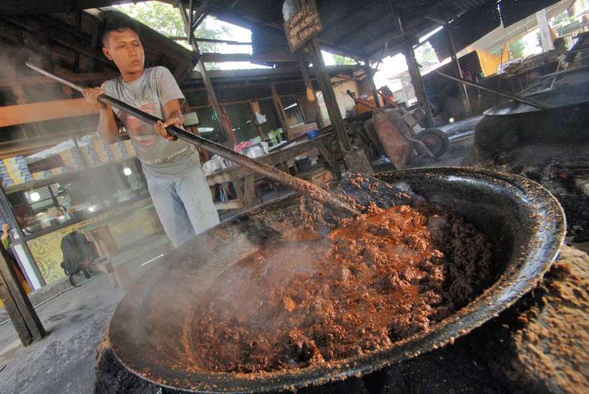 Mengacau Daging Perlahan-lahan