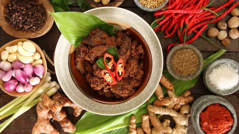 Nak masak rendang kena tumis betul betul rempah tu