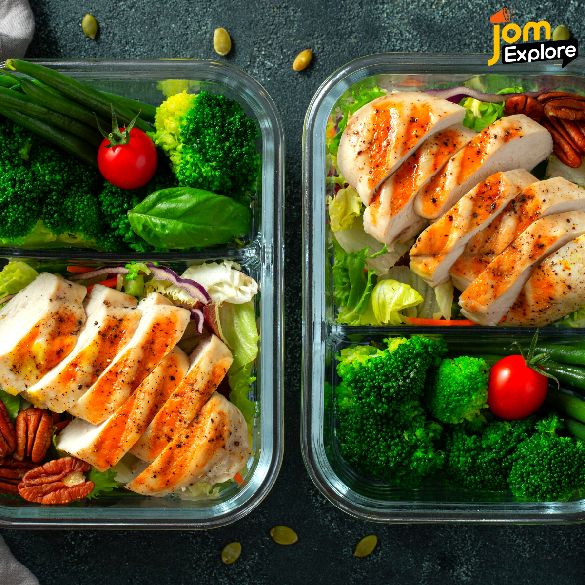 Makan Dengan Kuantiti Sederhana Sahaja!