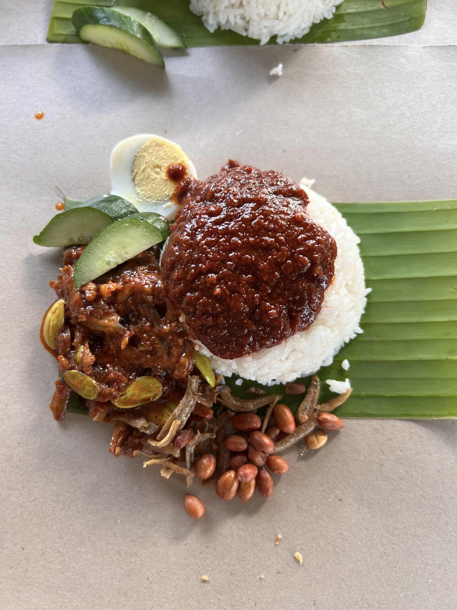 Nasi Lemak Yang Dibungkus