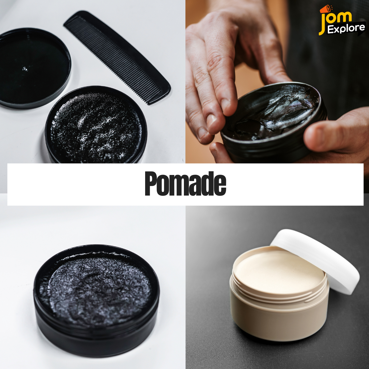Pomade Ada 2 Jenis! Pomade Asas Minyak & Pomade Asas Air