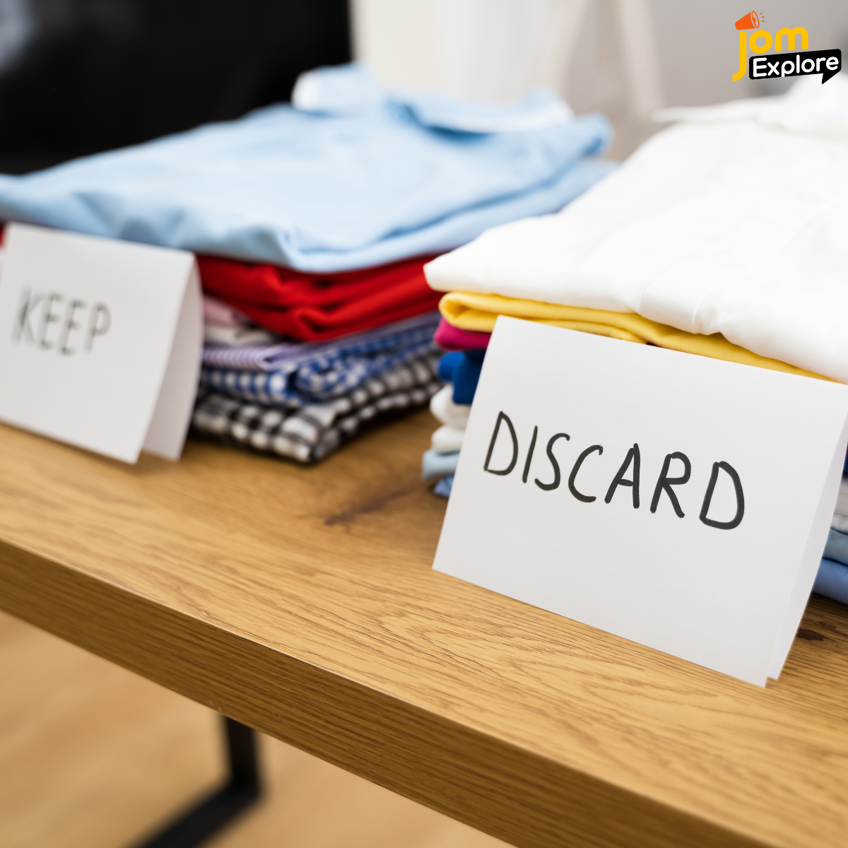 Kategorikan Pakaian Korang Nak Simpan Atau Buang Untuk Mudahkan Korang