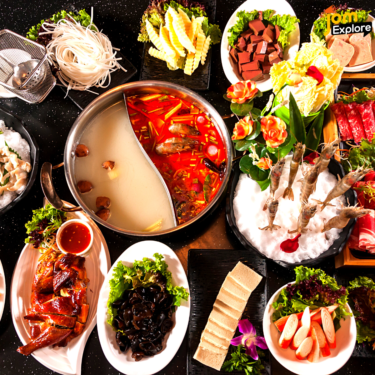 Makanan Bufet BBQ memang terkenal dalam negara kita kan!