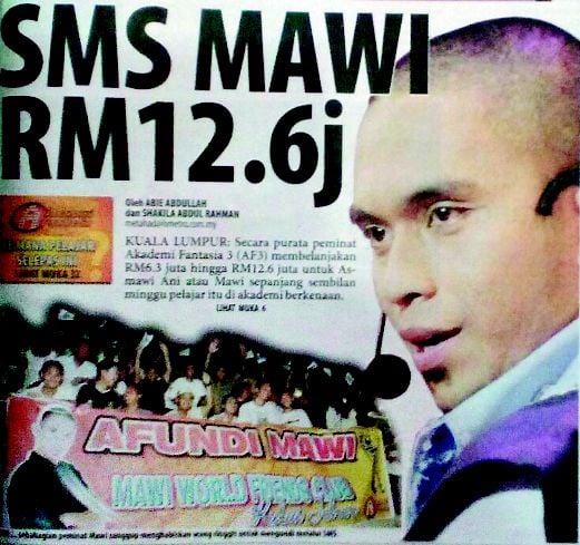 Digelar Raja SMS, Mawi Merupakan Juara Akademi Fantasia Paling Popular!