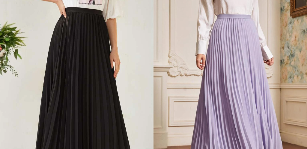 Pleated Skirt lebih sesuai untuk digayakan