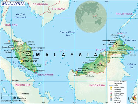 Landefakta For Malaysia , ISO 3166-1 landekoder og forkortelser – IGTSX