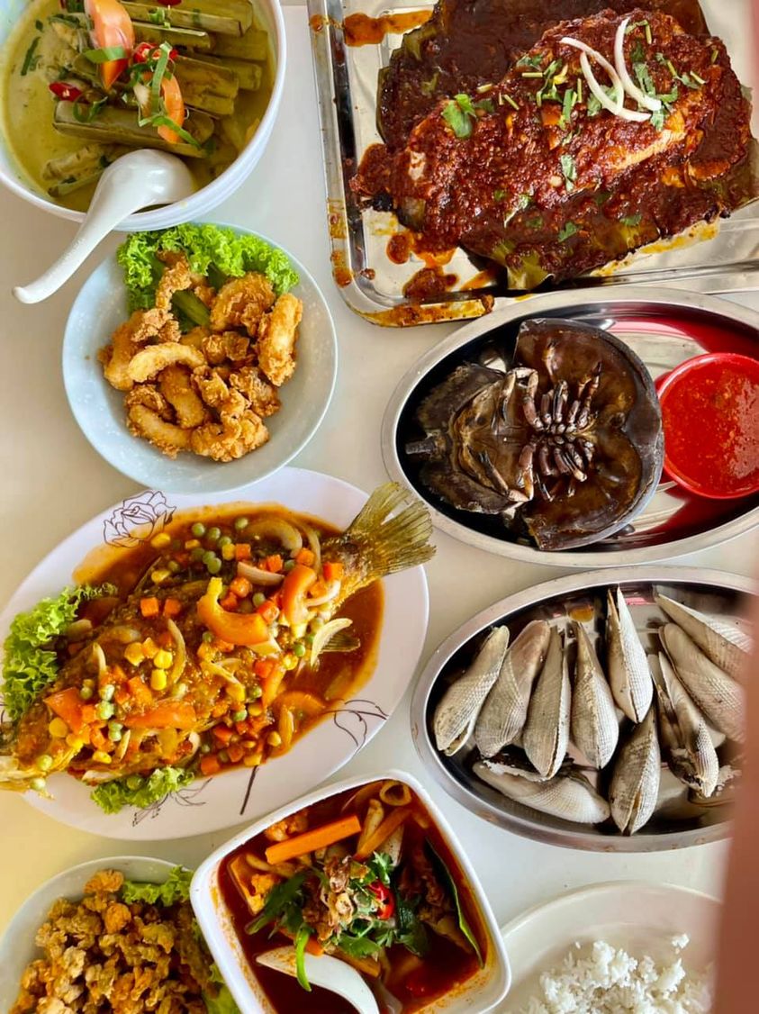 Makanan laut yang sedap dan segar!