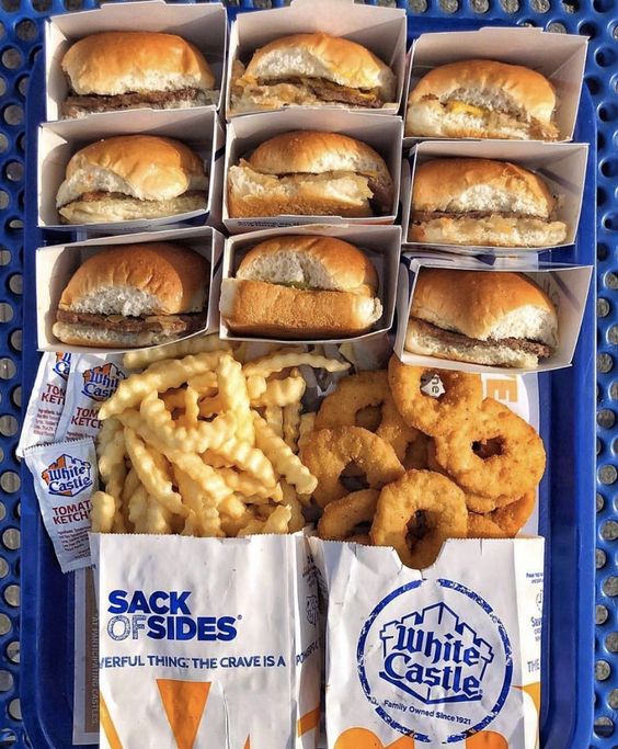 Contoh menu dekat White Castle yang korang boleh dapat