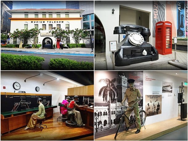 Muzium Telekom memaparkan evolusi komunikasi dari ibusawat telefon manual hingga kabel-kabel komunikasi di ruang bawah tanah.