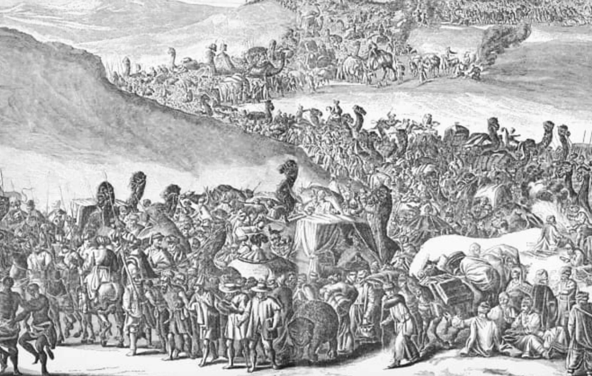 Gambaran beliau memulakan perjalanan ke Mekah