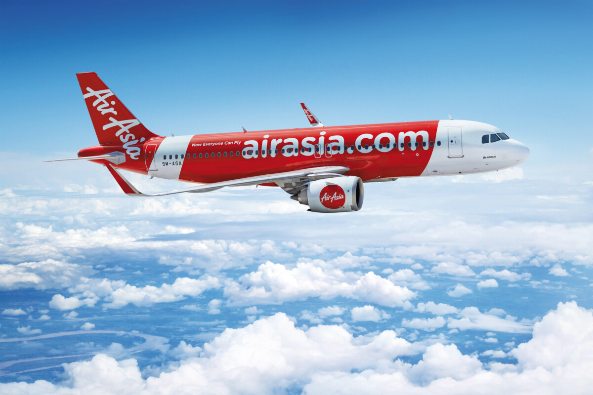 Kapal terbang AirAsia sangat cantik!