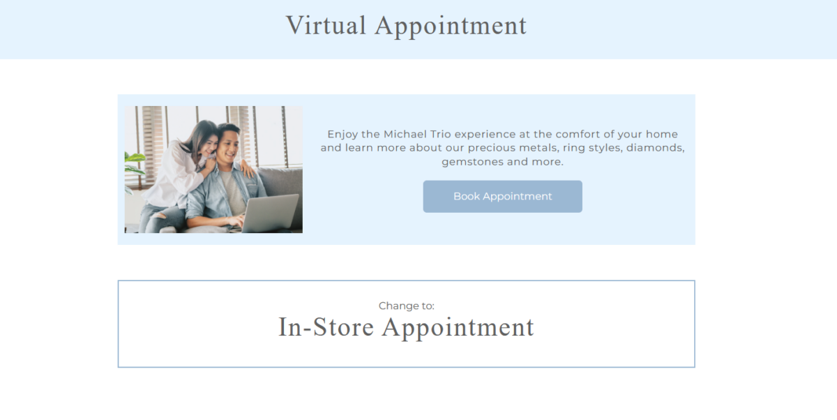 Kalau nak buat virtual appointment pun boleh!