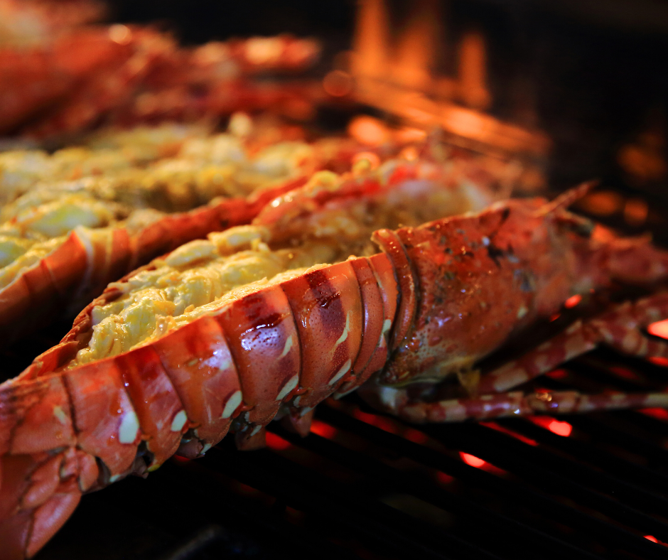 Lobster dipanggang dalam mentega, sedap giler!