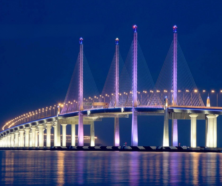 Jambatan terpanjang di Malaysia dan Asia Tenggara