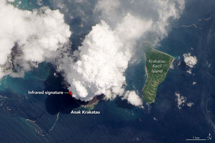 Akibat ;etusan terjadinya Anak Krakatau