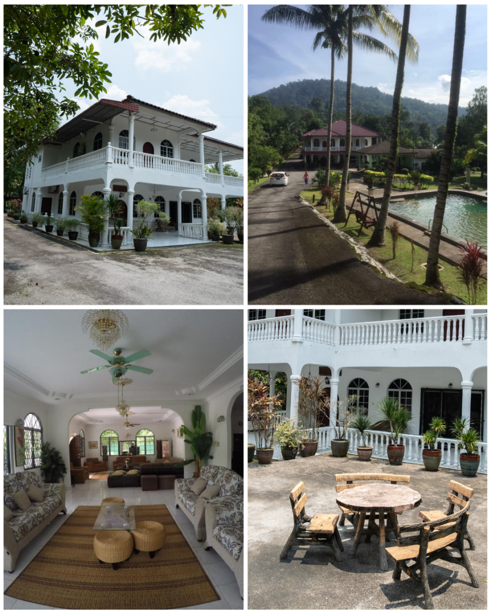 Sudut damai yang dikelilingi oleh alam semula jadi