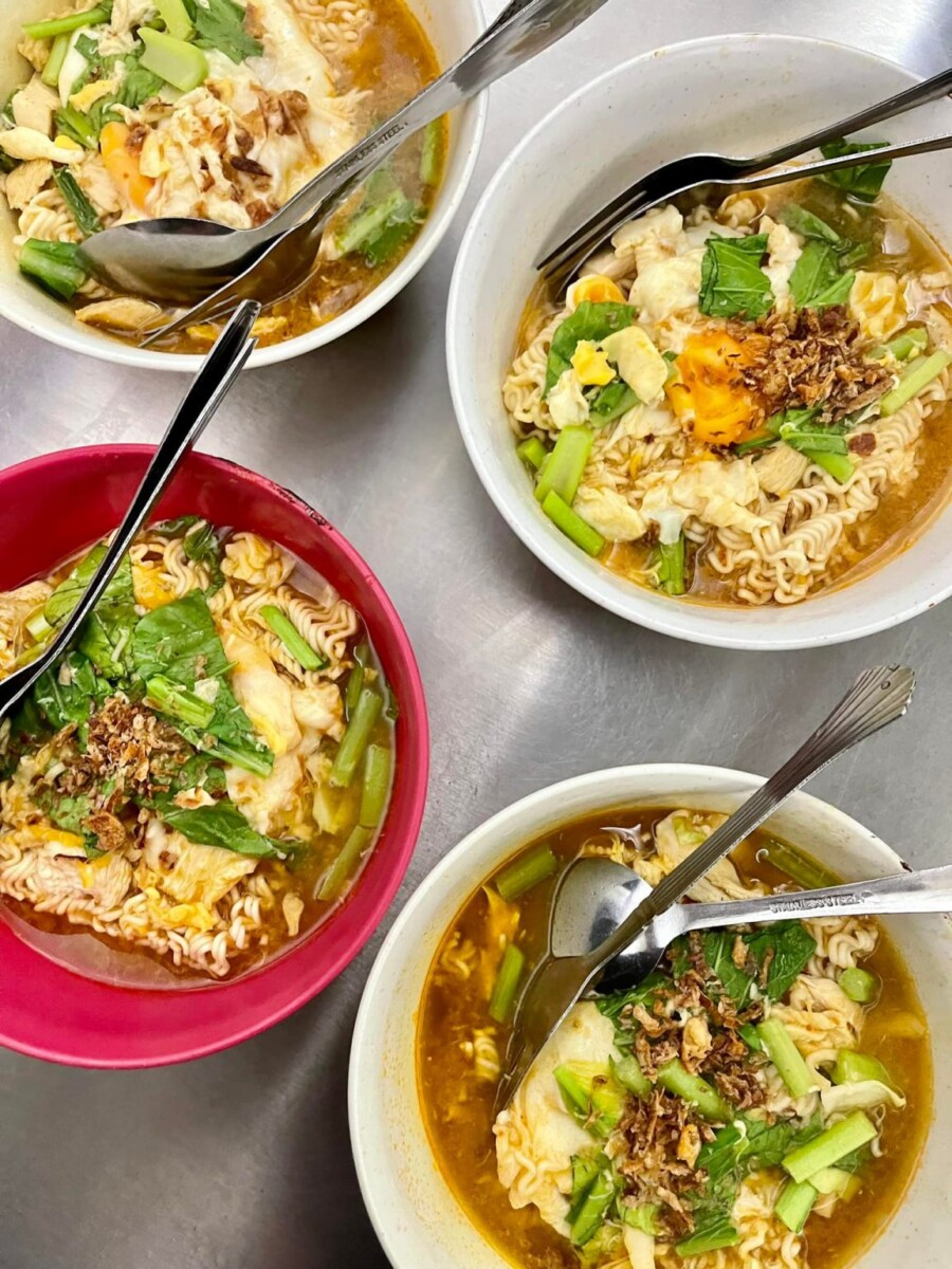 Makanan yang dinikmati oleh Dayana di kafe tersebut