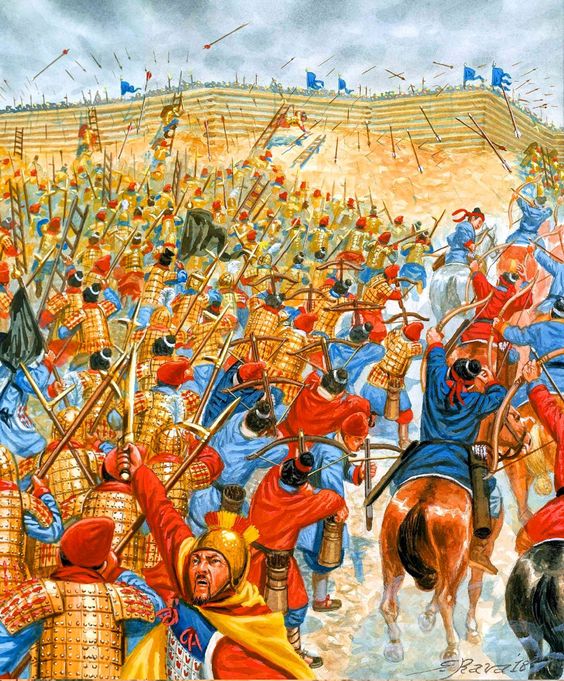 Gambaran semasa perang saudara berlaku