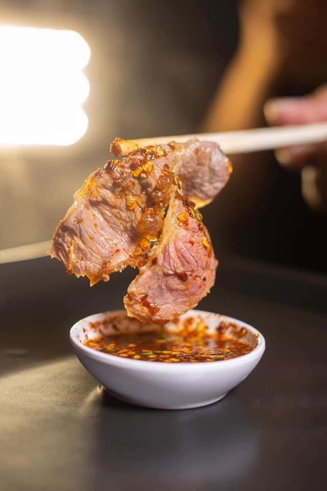 Lihat daging tu, terliur betul