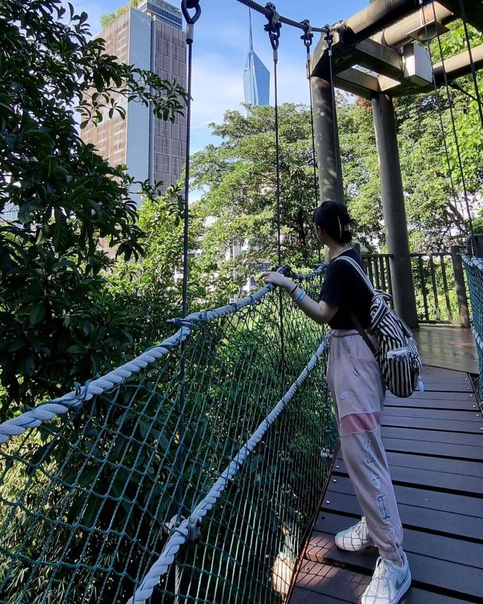 Jangan risau laluan trek kat sini ada yang mudah je