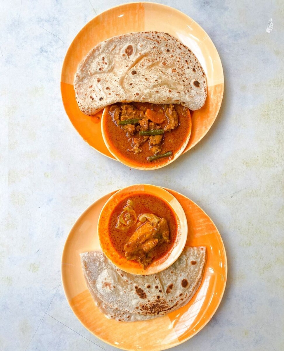 Tak sangka capati cicah kari kambing pun dah sedap!