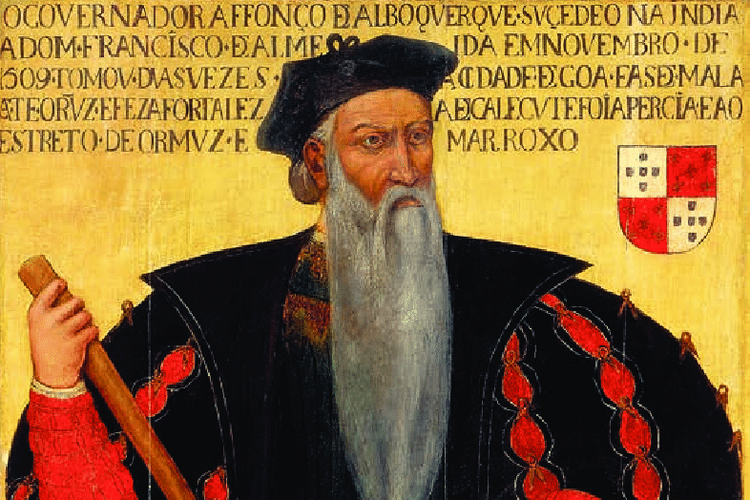 Lakaran wajah Afonso yang tamak inginkan segala harta Melaka