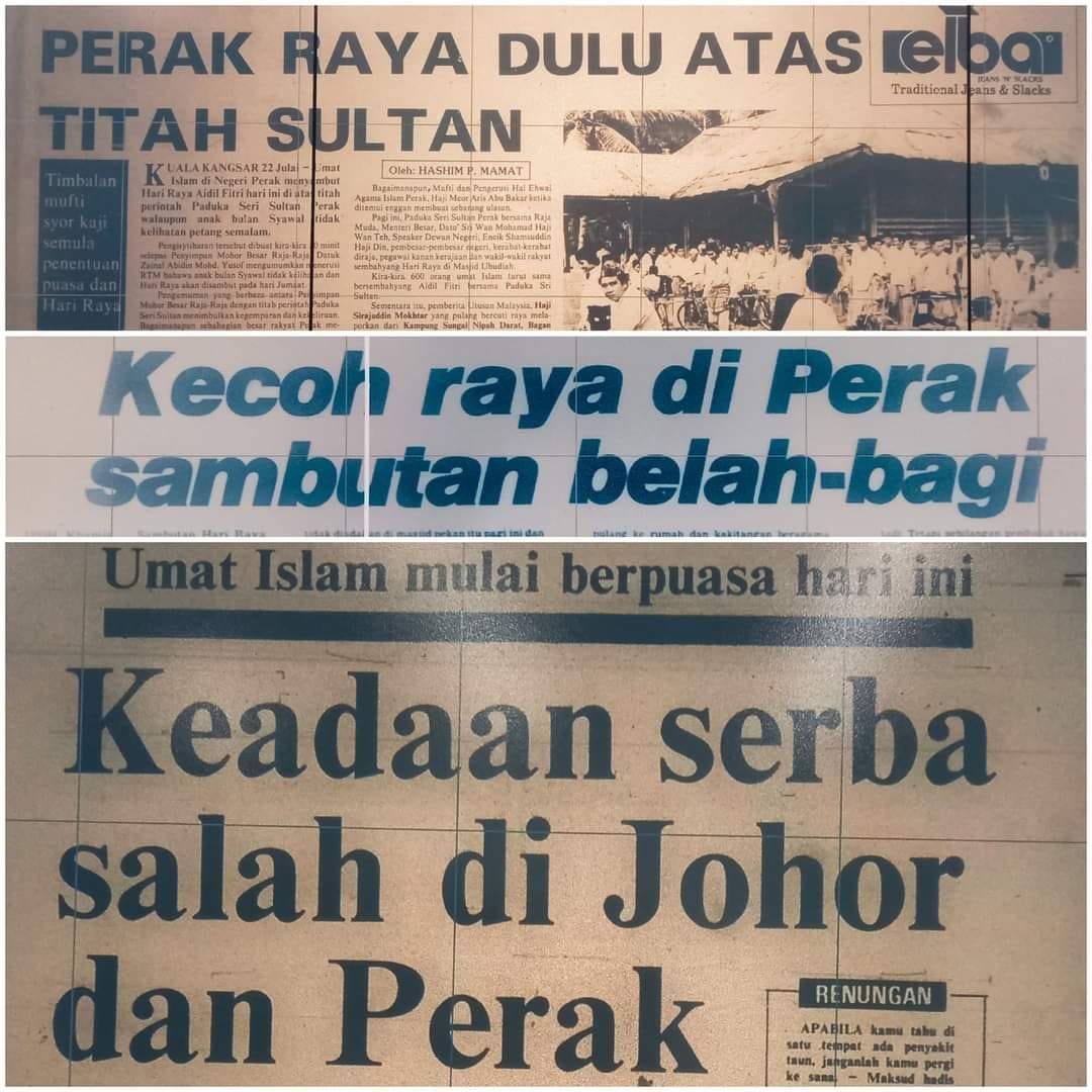 Keratan akhbar menceritakan persitiwa itu