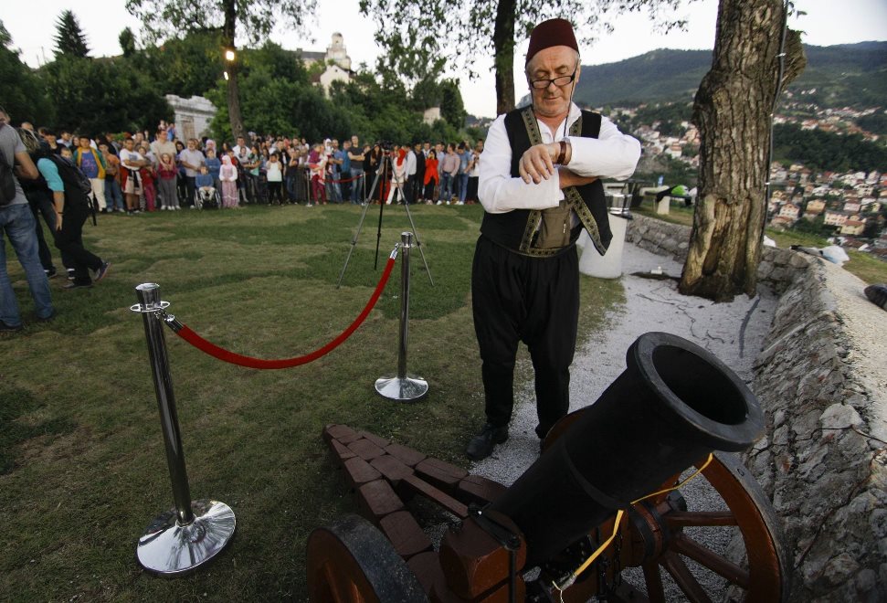 Kota Sarajevo akan menembak meriam untuk tanda berbuka