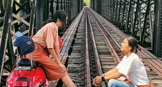 Bukan sahaja orang ambil gambar, drama pun jadikan jambatan sebagai lokasi penggambaran