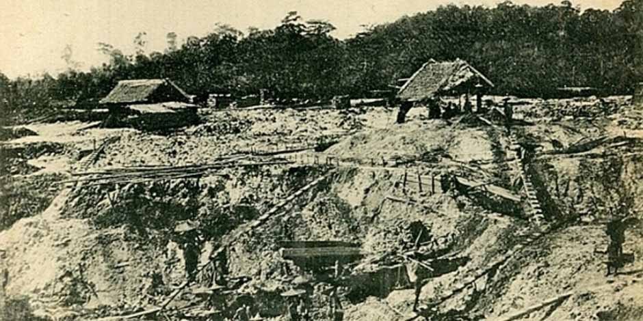 Disebabkan lombong bijih timah, Taiping menjadi pesat dengan pembangunan