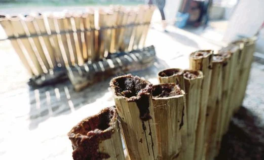 Cara pembuatannya macam buat lemang