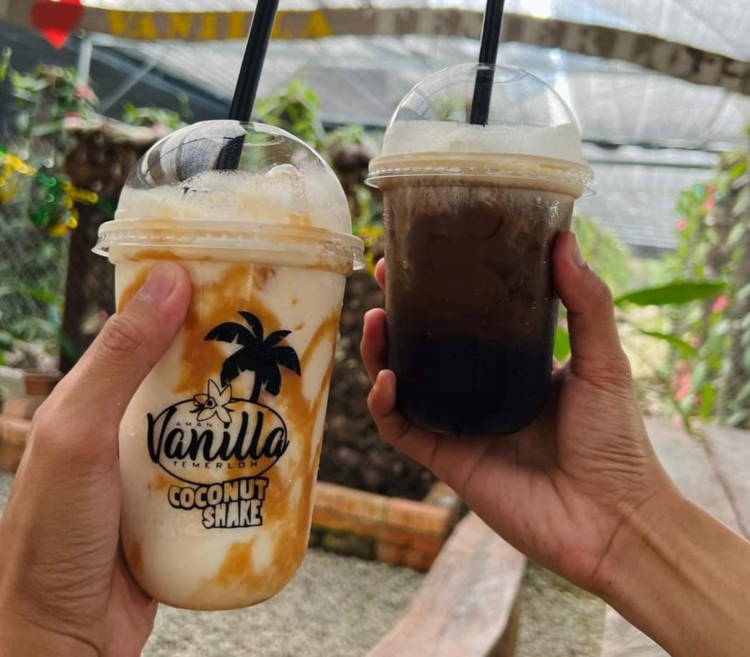 Vanilla shake dengan gula kabong menjadi kegemaran ramai