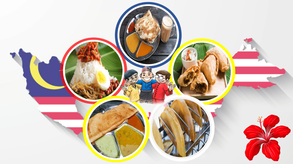 Sarapan pagi di negara kita mewah betul!