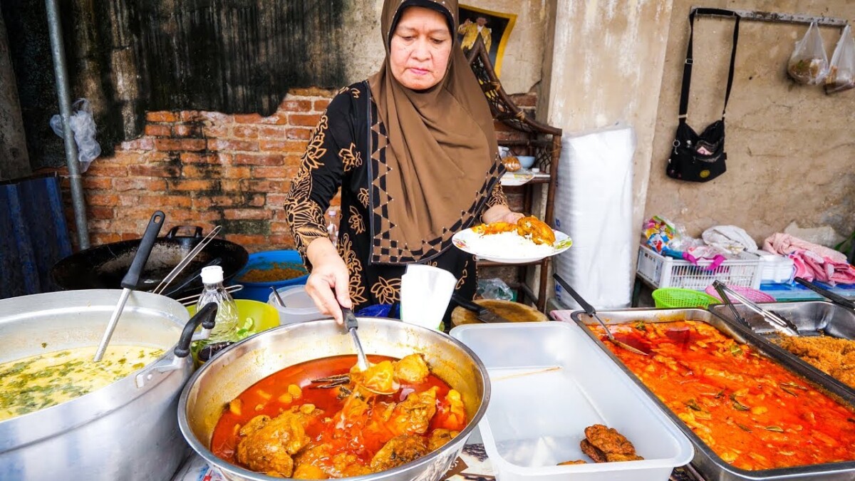 Thailand dengan makanan sedap berpisahnya tiada