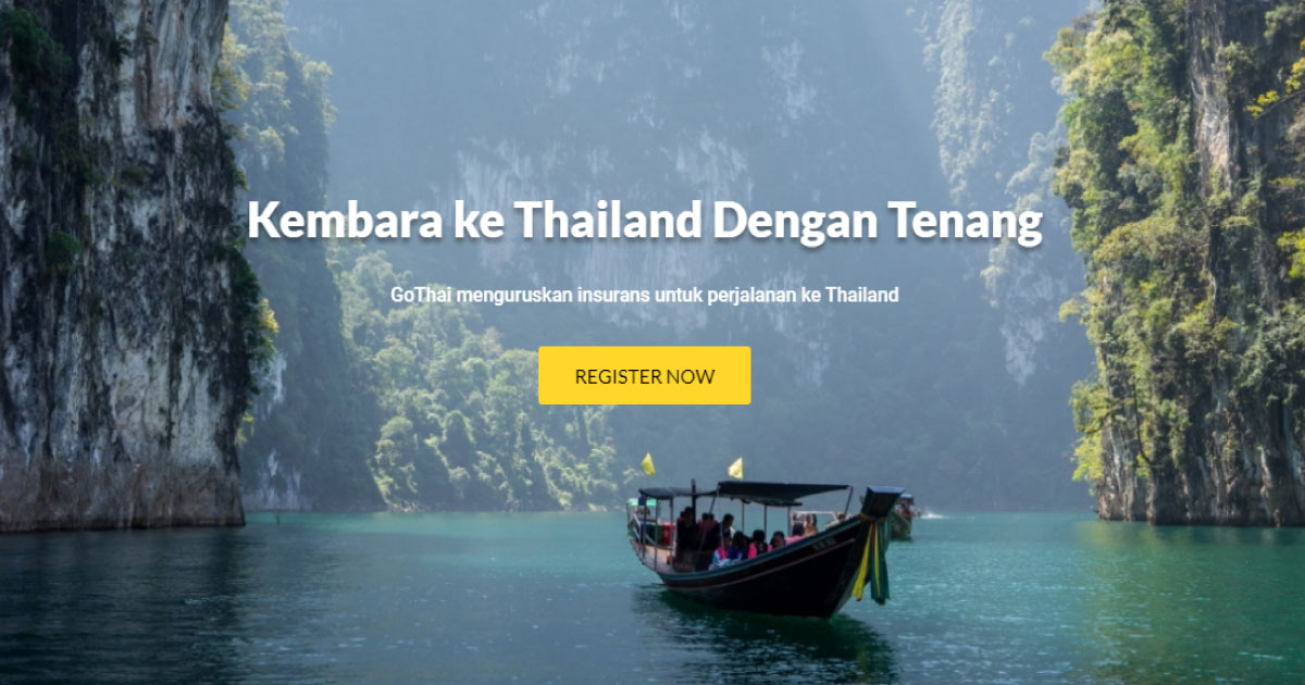 Insurans GoThai mudah sahaja cara untuk isi. Ikut langkah yang dinyatakan