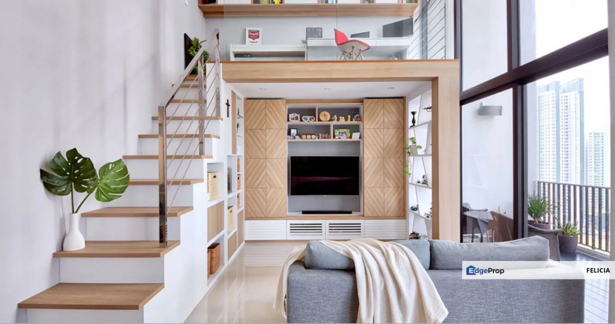 Rumah duplex atau loft semakin popular dalam kalangan pasangan muda