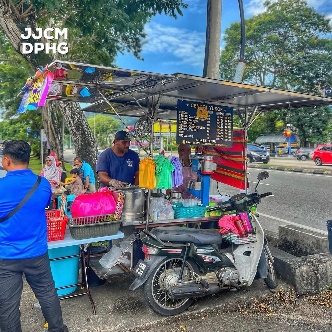 Warung cendol yang biasa kita nampak di negara kita