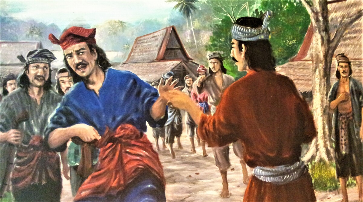 Gambaran rupa ketika berdagang dahulu